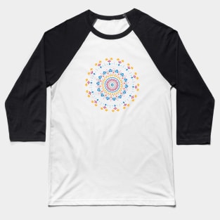 Summer Mandala Baseball T-Shirt